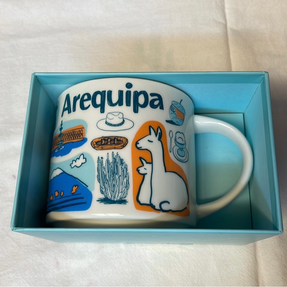 STARBUCKS COFFEE MUG - AREQUIPA, PERU 14 oz - BRAND NEW!!